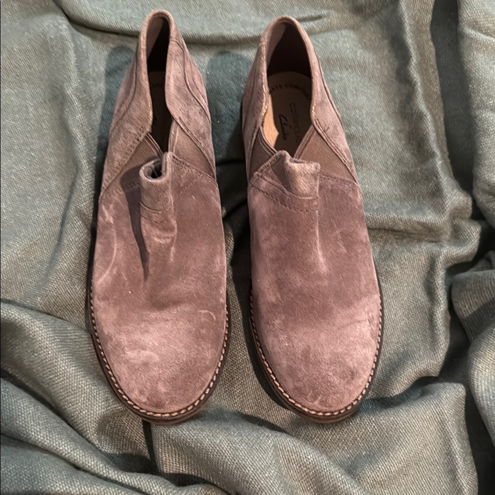 Clarks Brown Chukka Boots Suede Casual